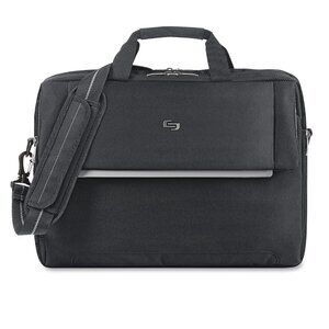 NEW Solo New York Chrysler Black 17.3" Laptop Briefcase